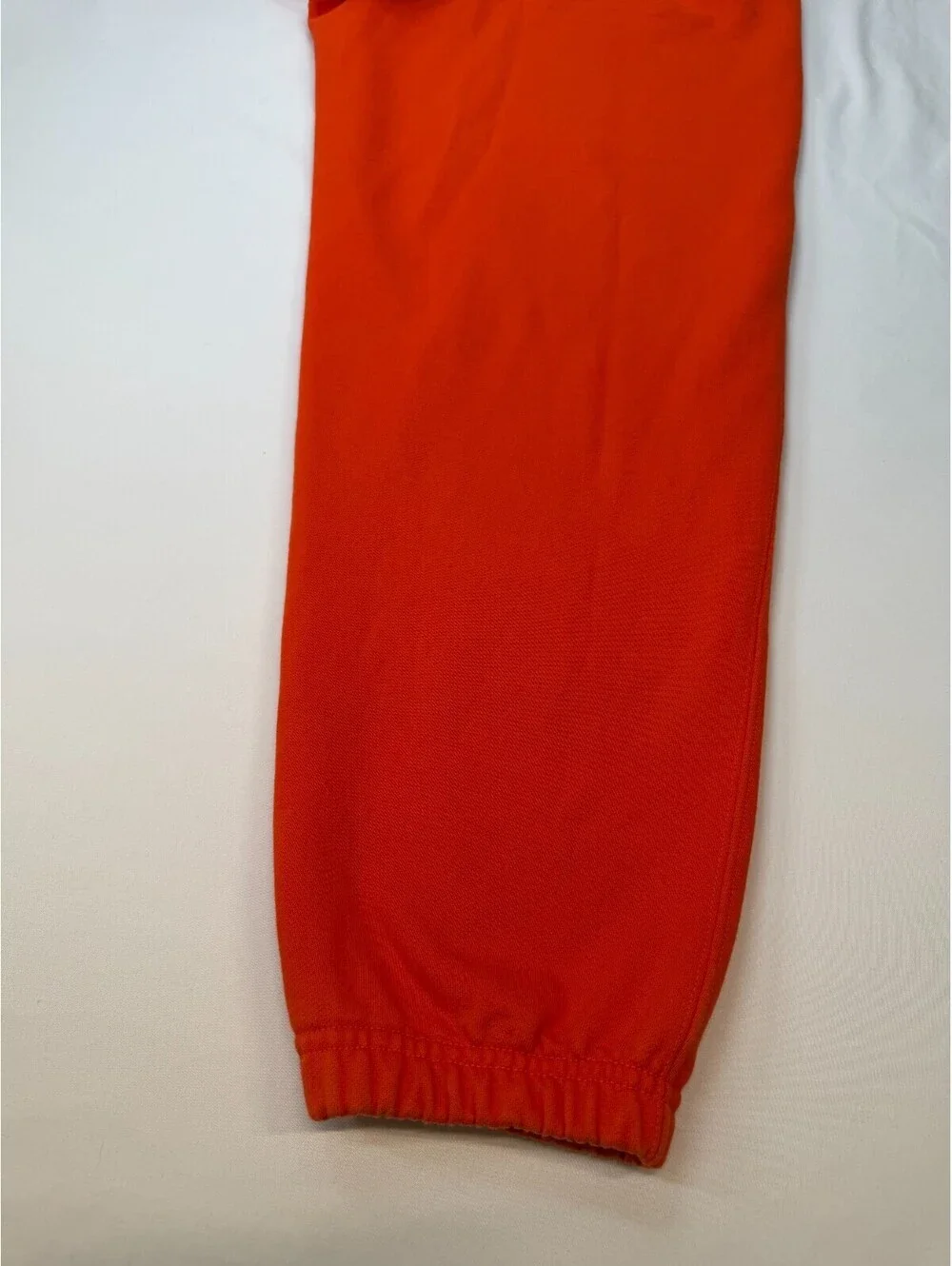 Nike Men's Sweatpants Pull On Tapered Solid Stretch Fleece Size L Orange